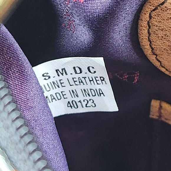 Anuschka S.M.D.C Medium Crossbody Convertible Purse Adjustable Floral Safari - Picture 11 of 16